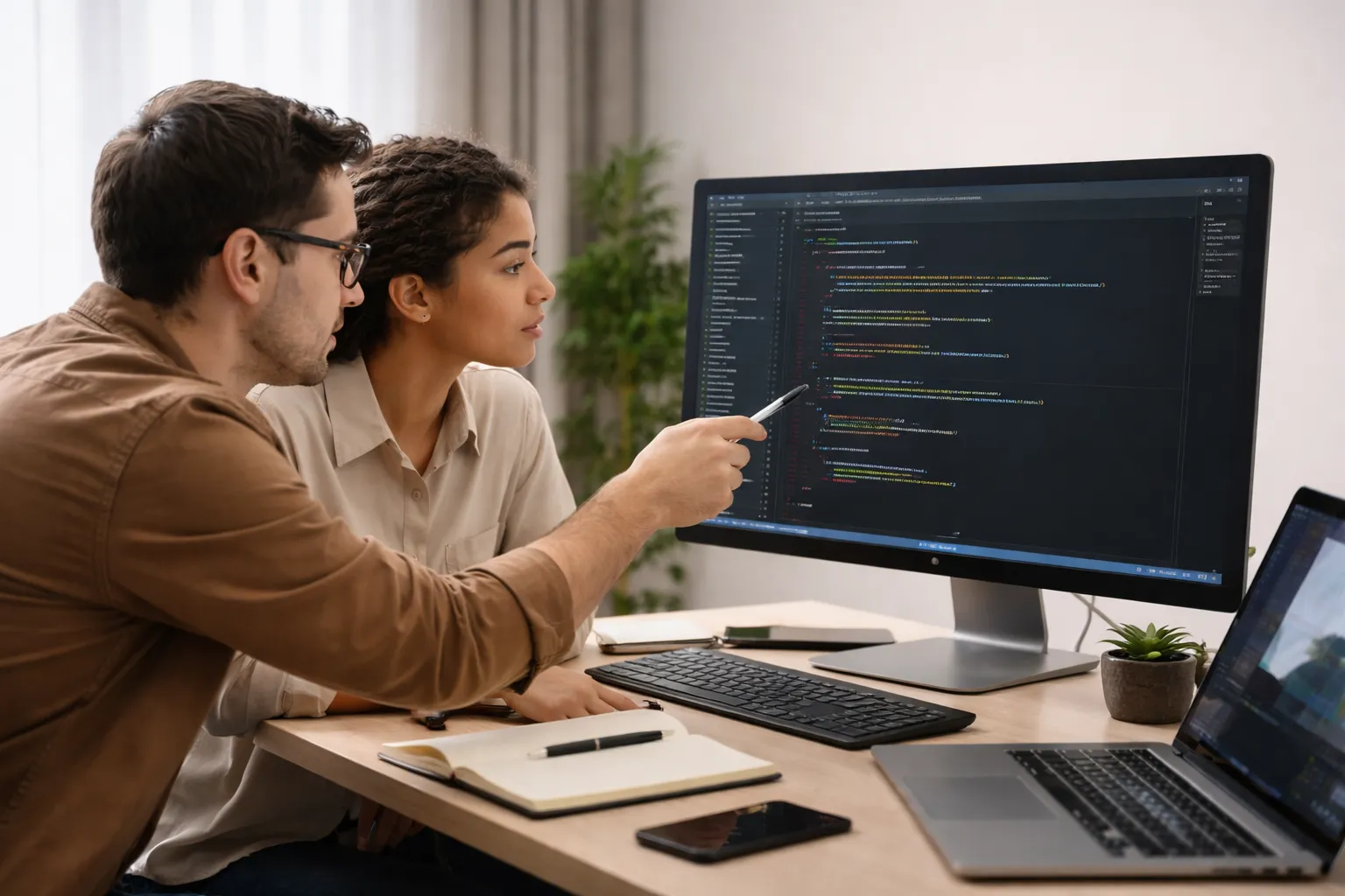 Team working together