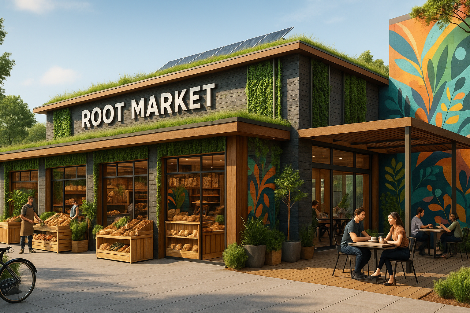 Root Market commercial architecture project