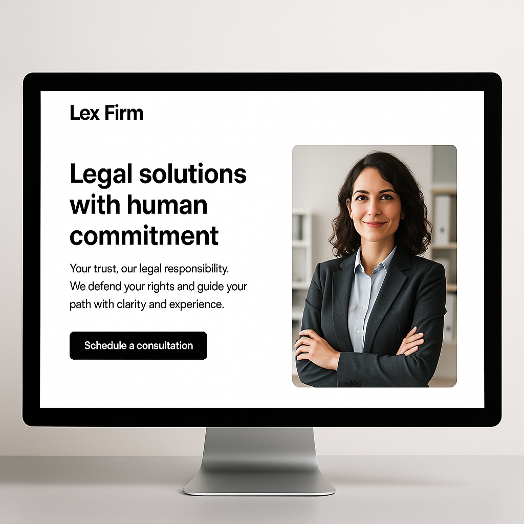 Website for legal services